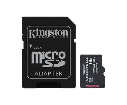 Karta pamięci Kingston 16GB microSDHC Industrial C10 A1 pSLC